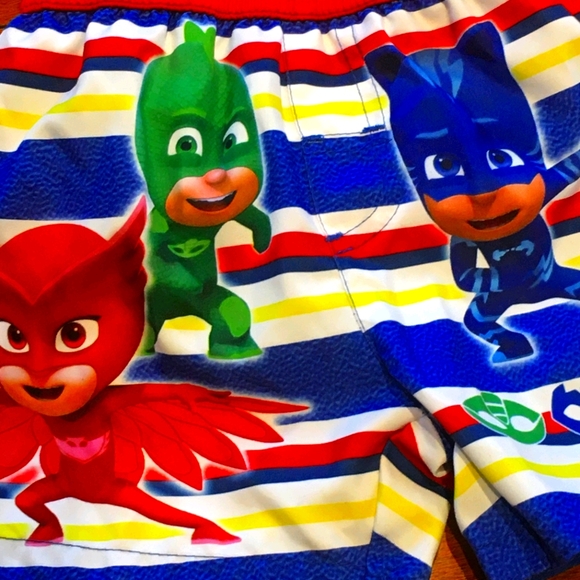 PJ Masks Swim Trunks Size 2T - Picture 3 of 7